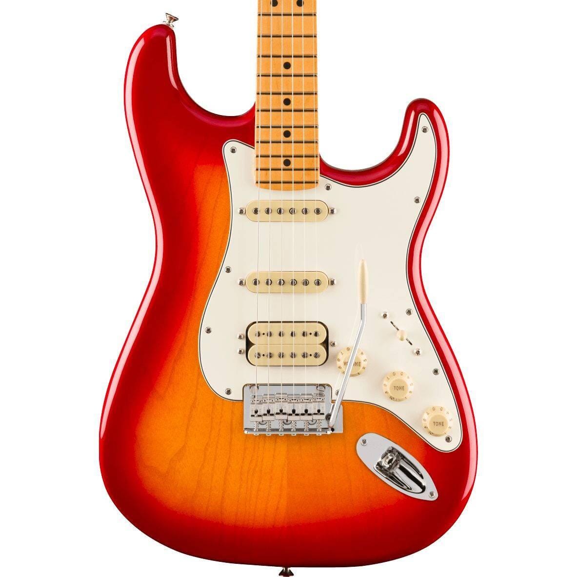 Fender Player II Stratocaster HSS, Maple Fingerboard, Aged Cherry Burst