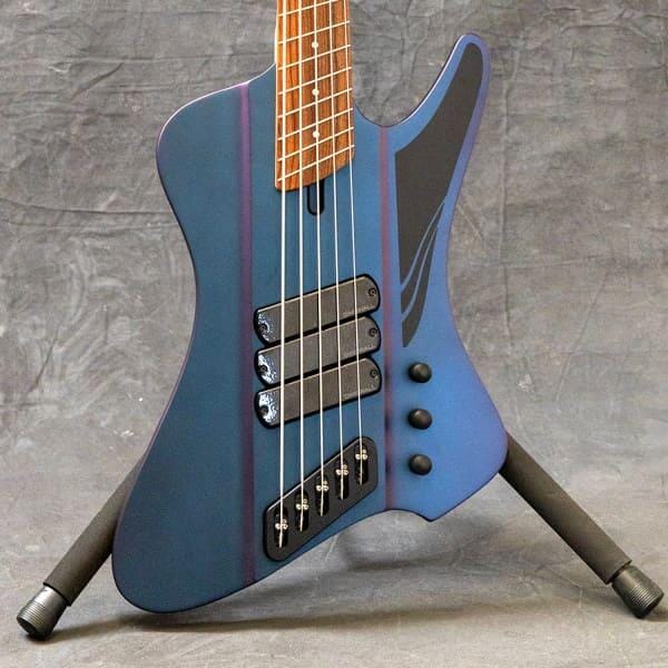 Dingwall D-Roc Standard 5 String Bass- Matte Blue to Purple Colorshift, Pao Ferro Fingerboard w/ Black PG Decal