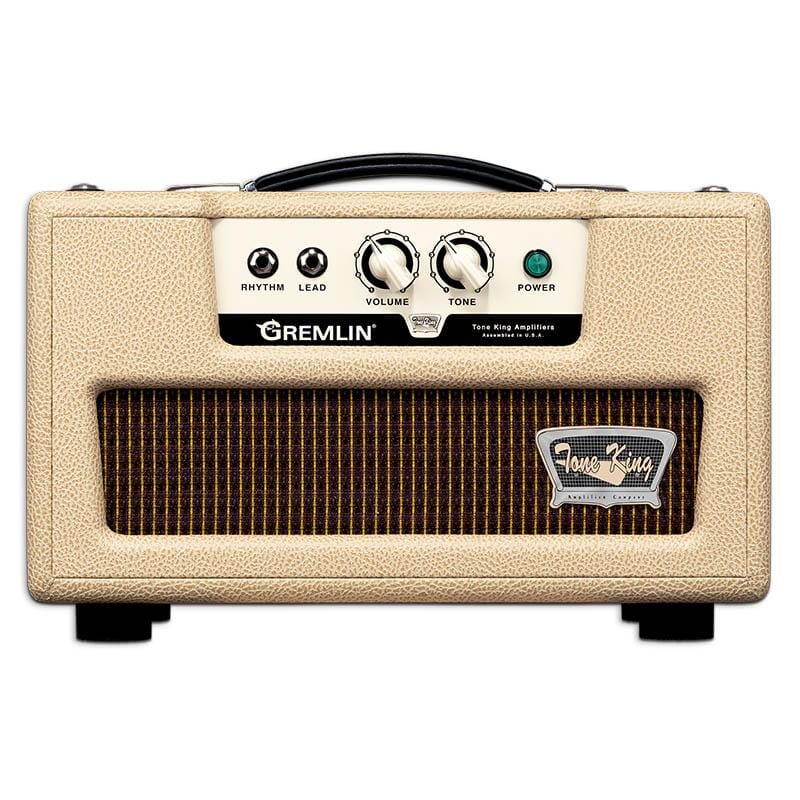 Tone King Gremlin Compact 5 watt Head, Built-In Attenuator, 5881 + 2 12AX7, Cream