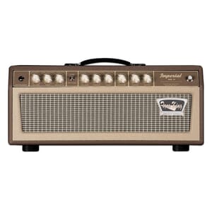 Tone King Imperial MK II 20 watt Head, 3-Voices, Spring Reverb, Built-In Attenuator, 6V6 Tubes, Brown/Beige