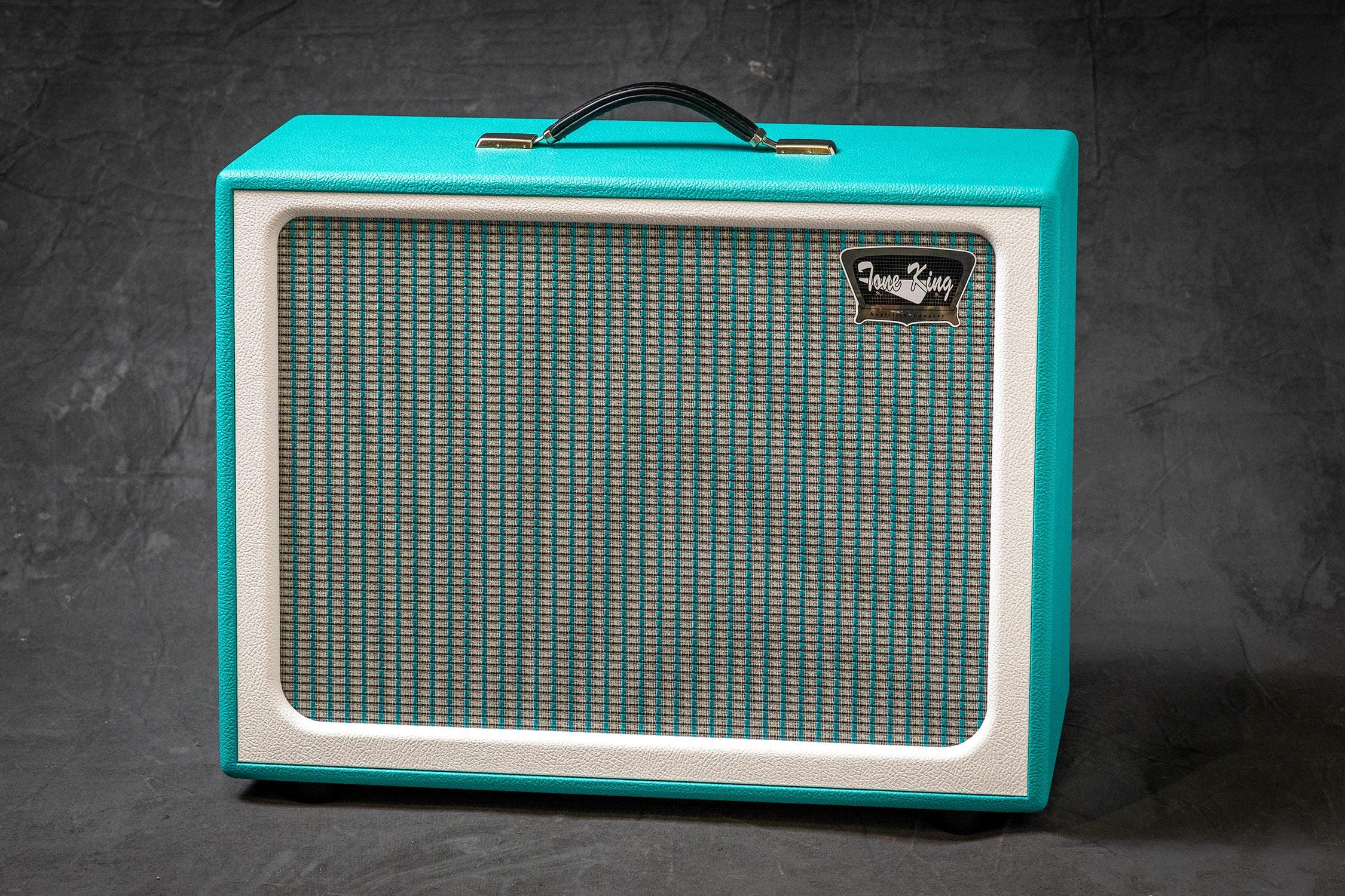 Tone King 1x12" Open Back Cabinet - Celestion  "Tone King 1660" Loaded, Turquoise