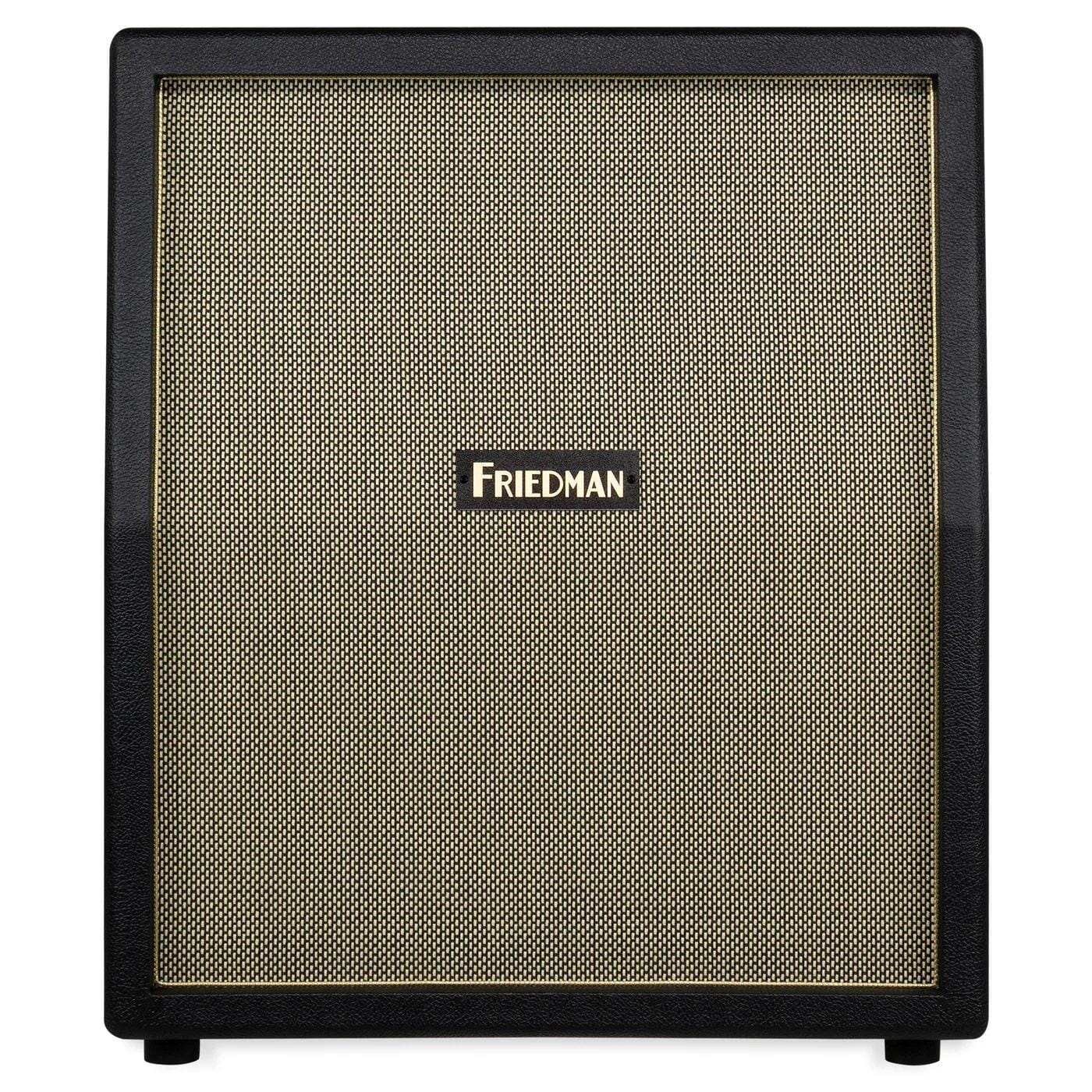Friedman 2x12" Rear Ported Closed Back Slant Cabinet - 2 x Vintage 30 Loaded - Gold Weave Grille - Matches Runts