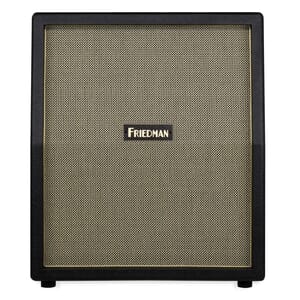 Friedman 2x12" Rear Ported Closed Back Slant Cabinet - 2 x Vintage 30 Loaded - Gold Weave Grille - Matches Runts