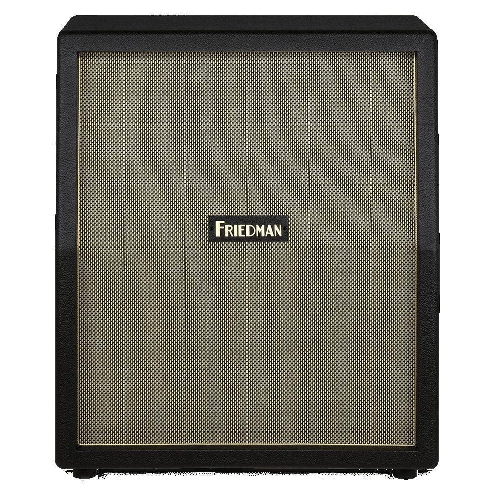 Friedman 2x12" Rear Ported Closed Back Slant Cabinet - 2 x Vintage 30 Loaded - Salt & Pepper Grille