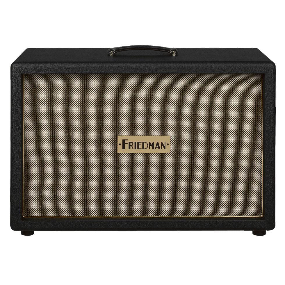 Friedman 2x12" Rear Ported Closed Back Cabinet - 2 x Vintage 30 Loaded - Vintage Grille Cloth