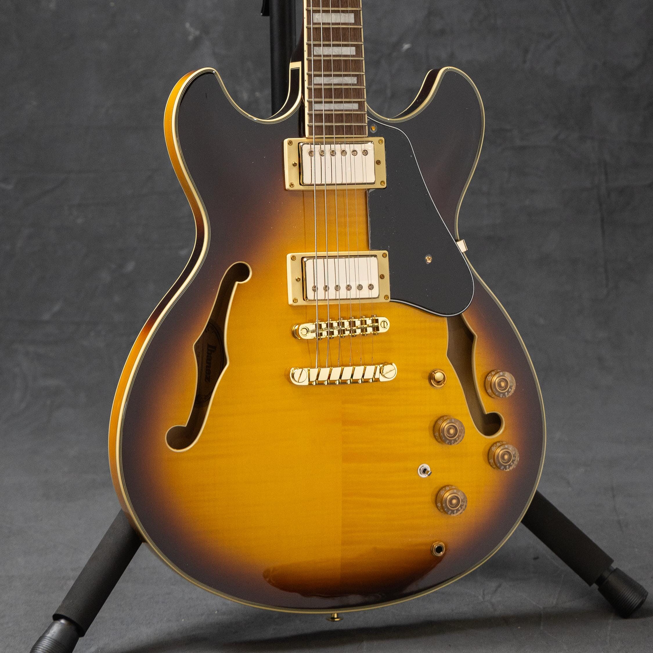 Ibanez JSM10EMTTB John Scofield Signature Electric Guitar - Two Tone Burst - DEMO