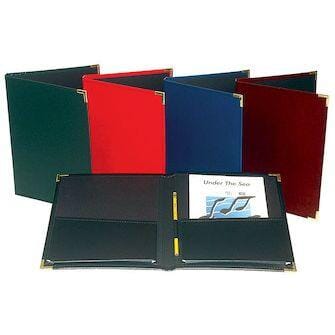 Choral Rehearsal Folder 9 x 12 with Gusset Pockets – Burgundy