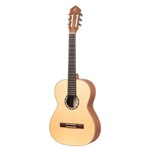 Ortega R121 Family Series Nylon String Guitar - Natural Satin - 7/8 Size- Left Handed