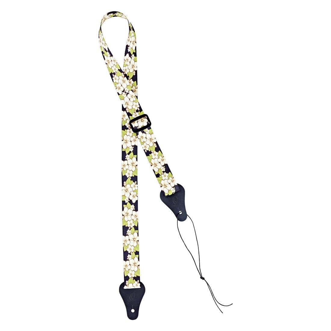 Ortega Ukulele Strap - Green Flower