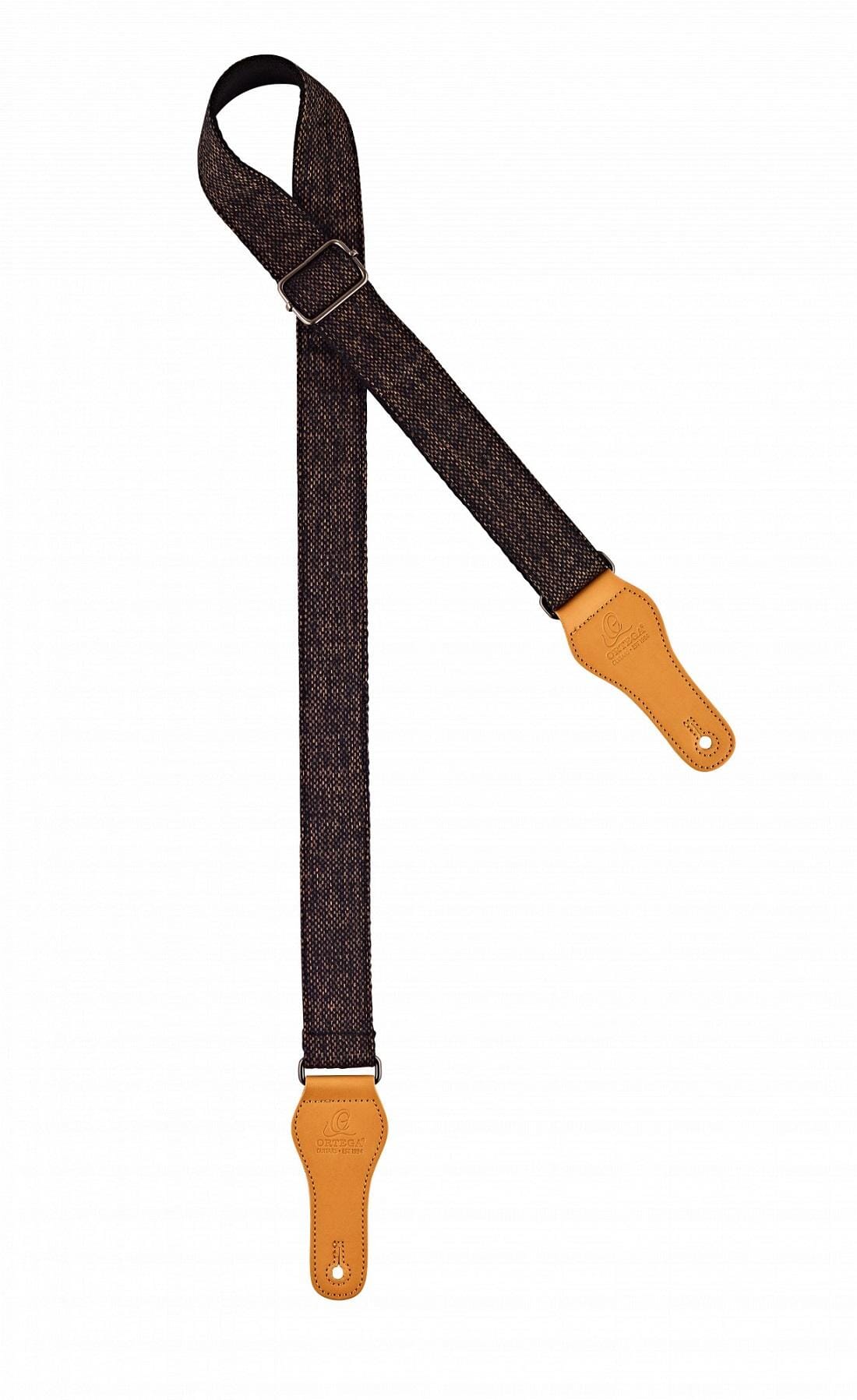 Ortega Casual Series Ukulele Cotton Strap - Coal