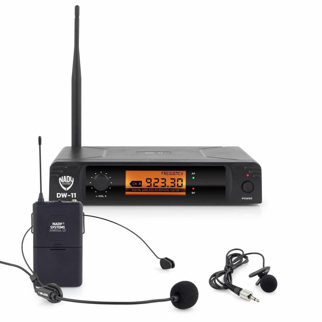 Nady DW-11 LT-HM Digital Wireless Lapel and Headset Microphone System