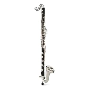 Backun Q Series Low C Bass Clarinet in Grenadilla with Silver Keys