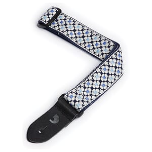 D'Addario Ukulele Strap - Blue Floral
