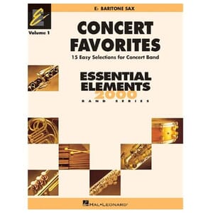 Concert Favorites Vol.1 Bari Sax