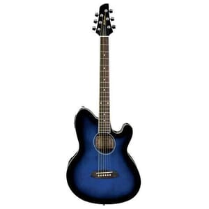 Ibanez TCY10ETBS Talman Series Acoustic Guitar - Transparent Blue Sunburst