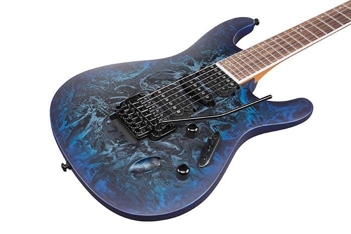 Ibanez S770CZM S Series Electric Guitar - Cosmic Blue Frozen Matte