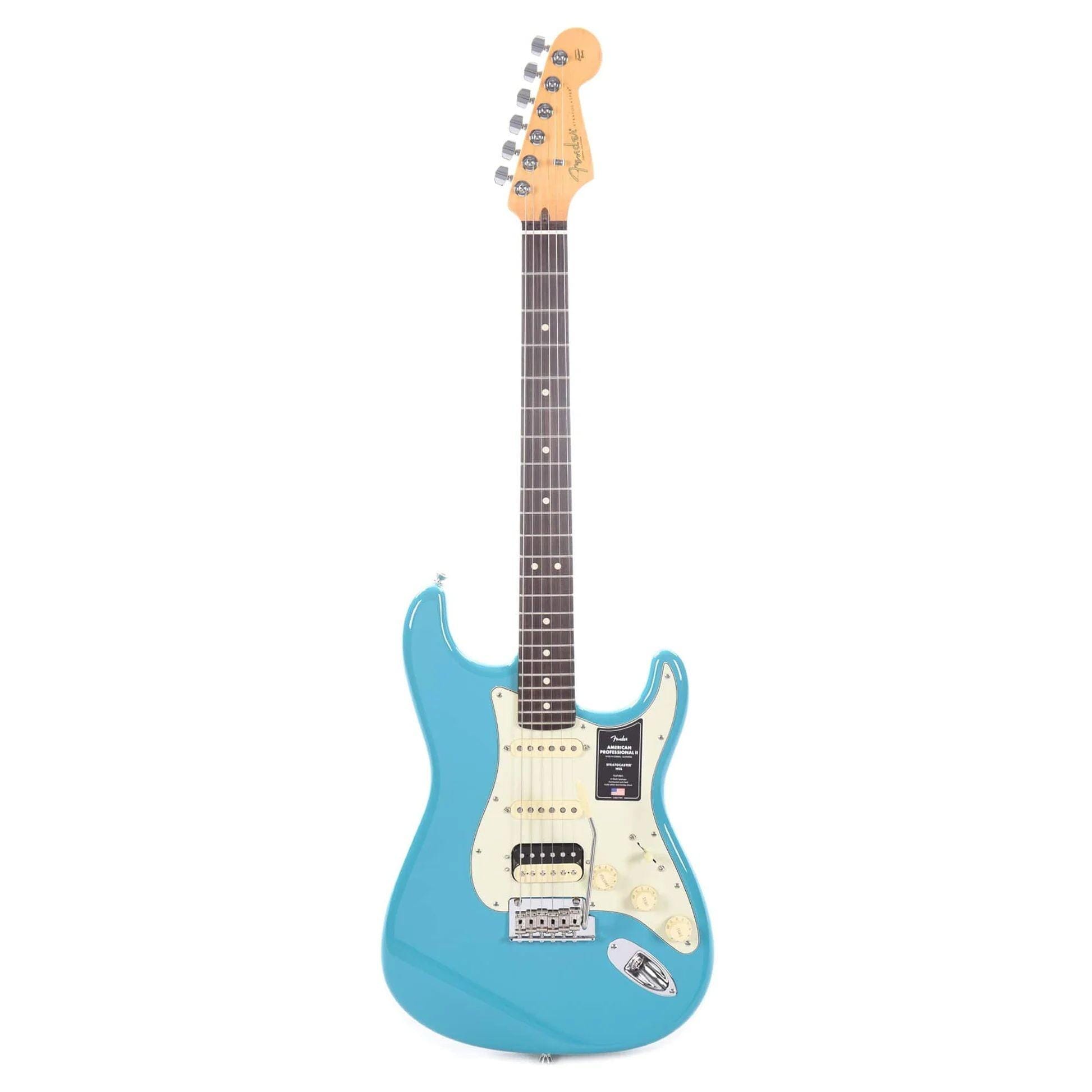 Fender American Professional II Stratocaster® HSS, Rosewood Fingerboard, Miami Blue