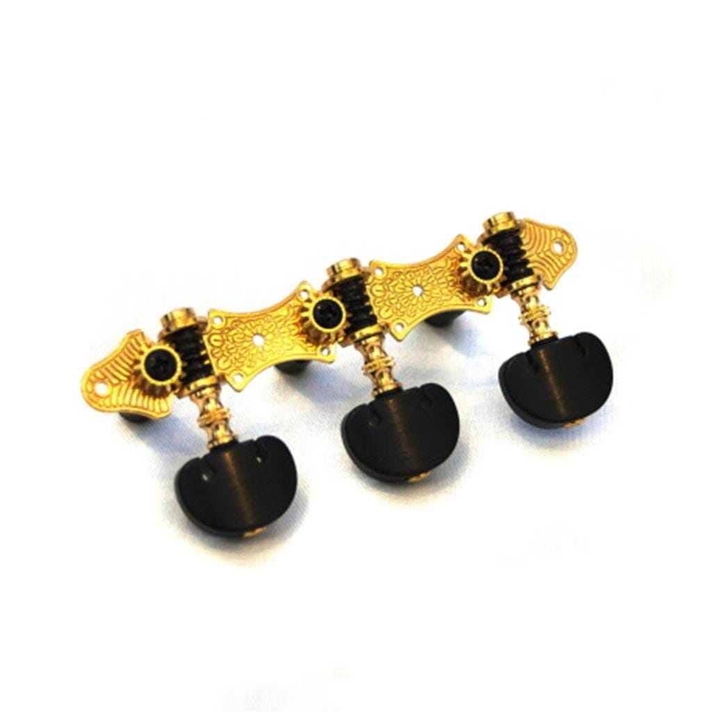 Cordoba Treble Machine Heads Flower Petal Blk/Gld