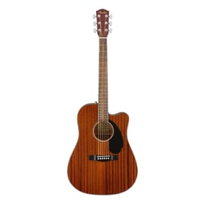 Fender CD-60SCE Dreadnought, Walnut Fingerboard, All-Mahogany