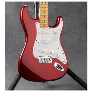 Fender Standard Stratocaster®, Maple Fingerboard, White Pickguard, Candy Cola
