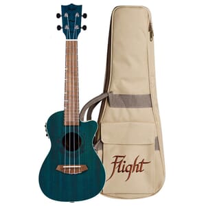 Flight DUC380 CEQ Topaz Electro-Acoustic Concert Ukulele