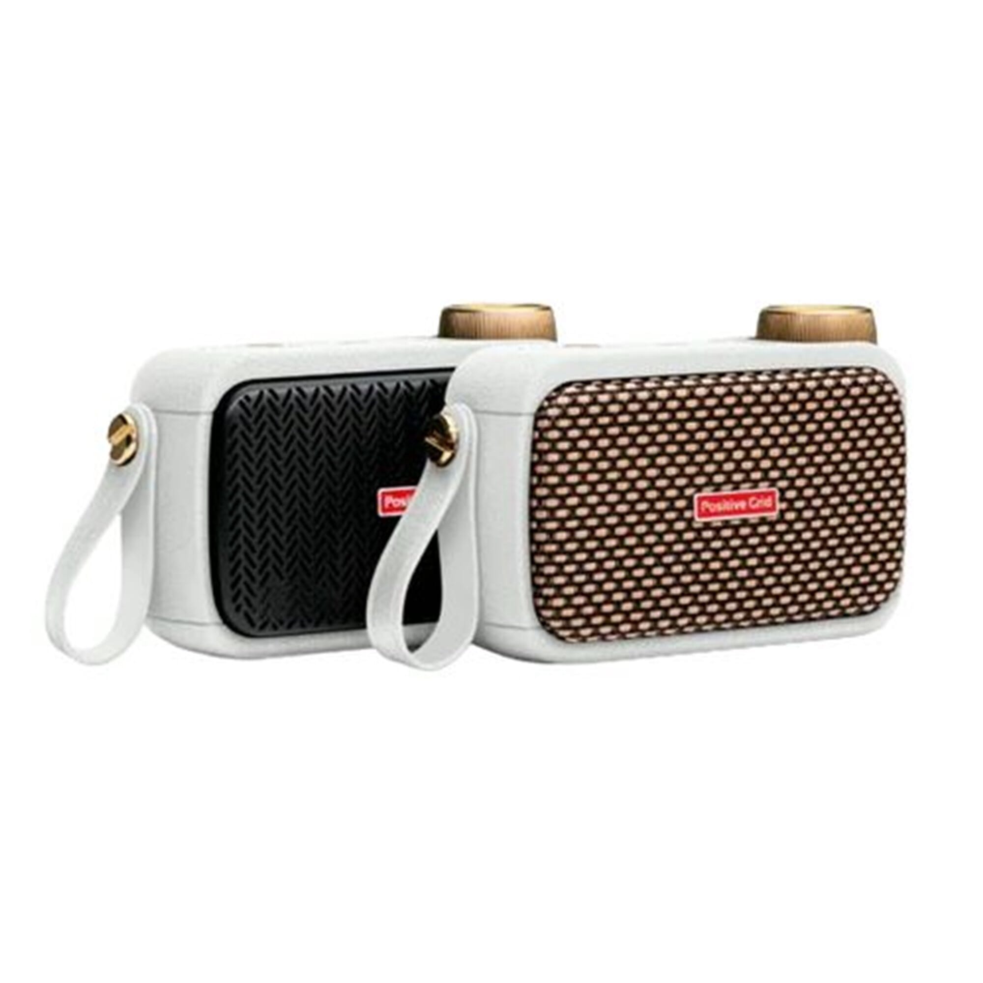 Positive Grid Spark Go Ultra Portable Guitar Amplifier and Bluetooth Speaker- Pearl White