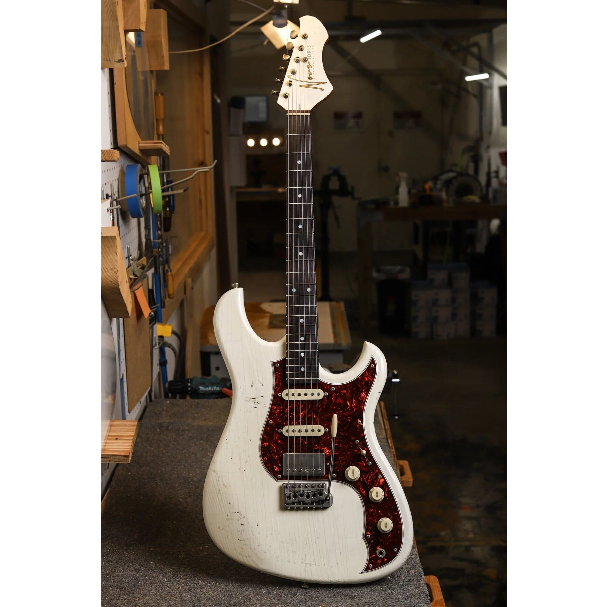 Novo Idris HSS Olympic White Electric Guitar