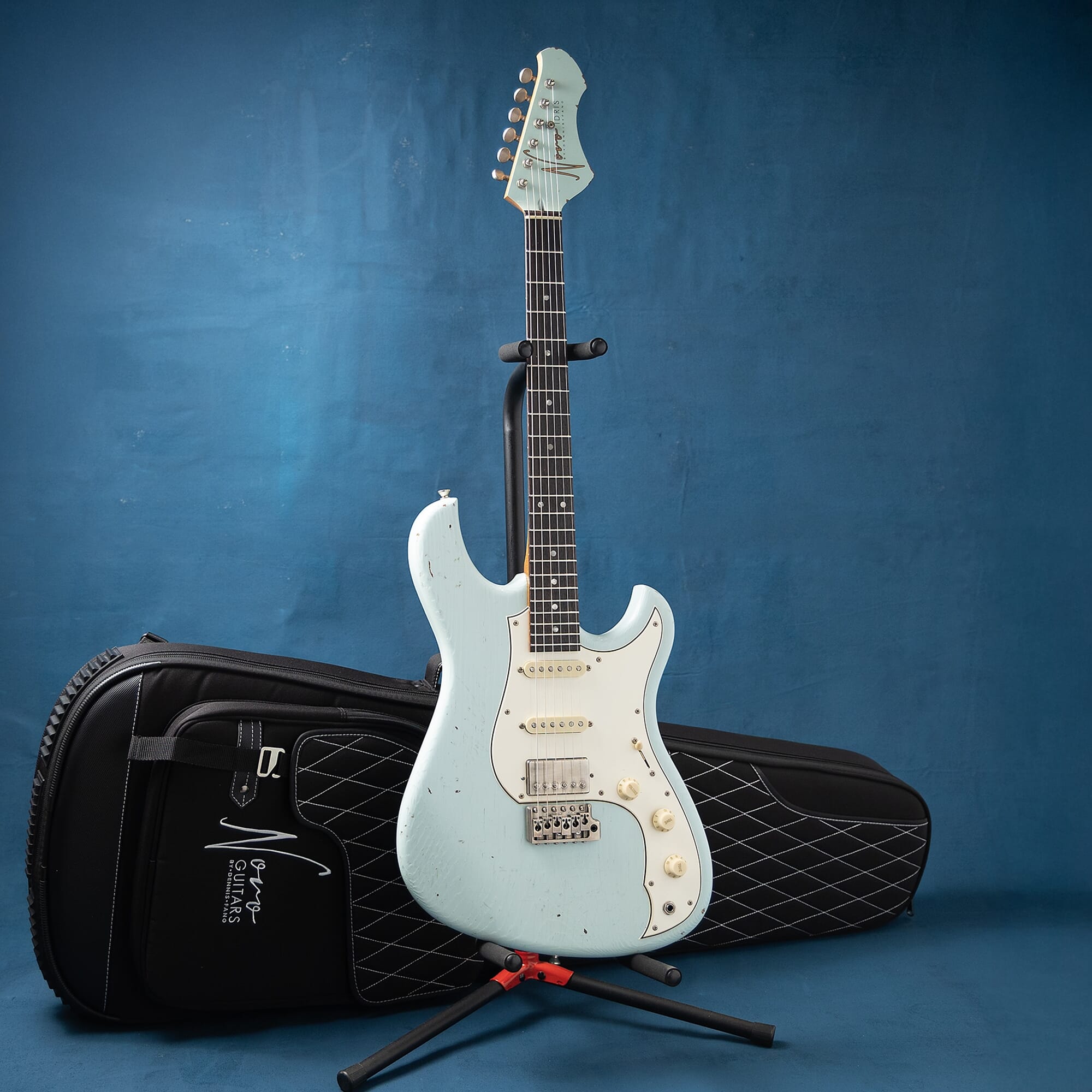 Novo Idris HSS Sonic Blue Electric Guitar