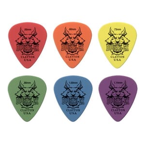 Clayton Duraplex Small Teardrop Picks 0.50mm 12/pkg