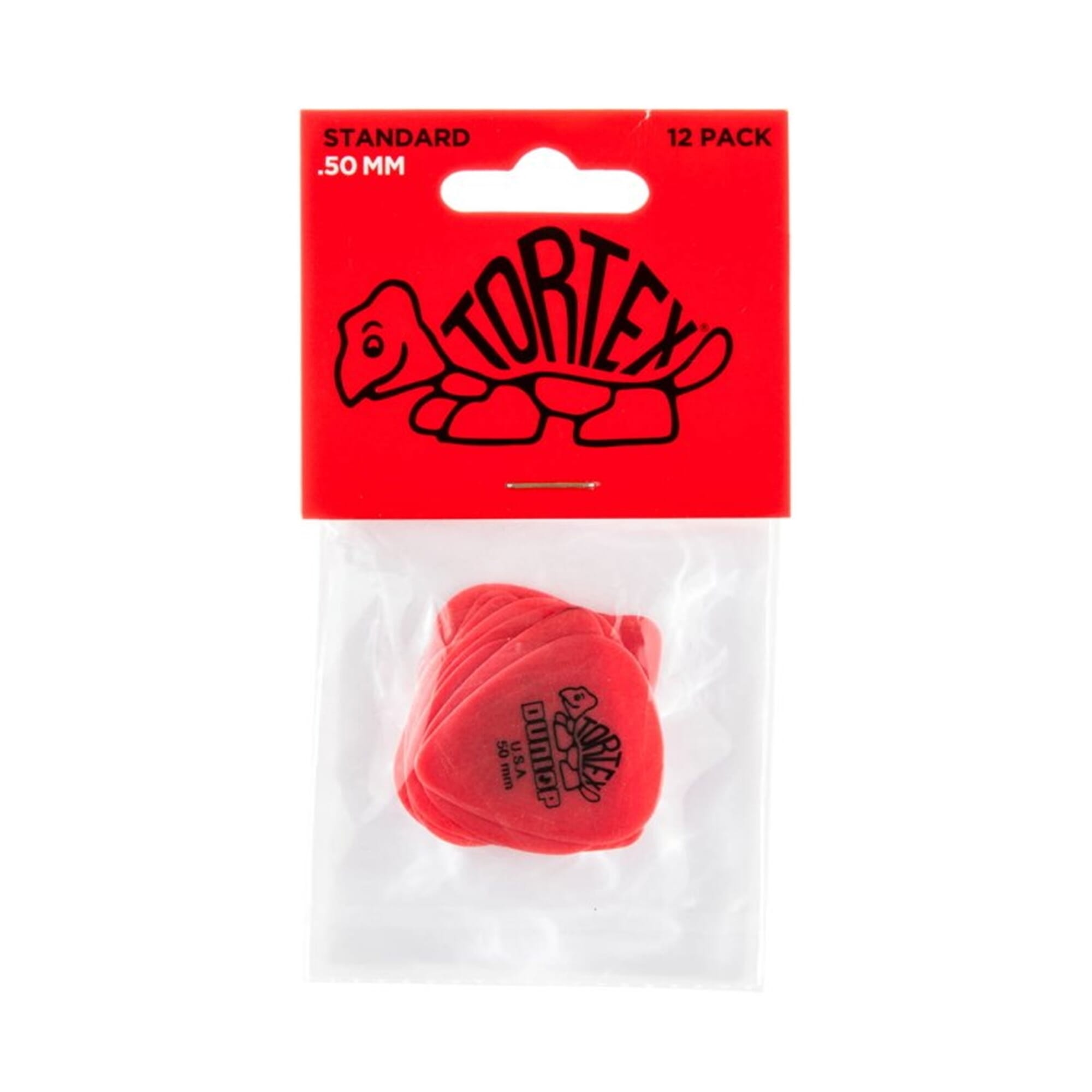 Dunlop Red  0.50mm Tortex Standard