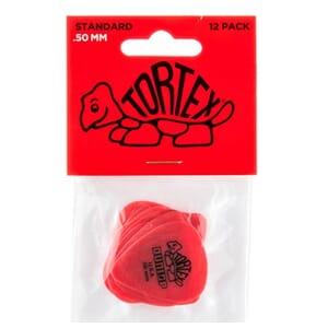 Dunlop Red 0.50mm Tortex Standard