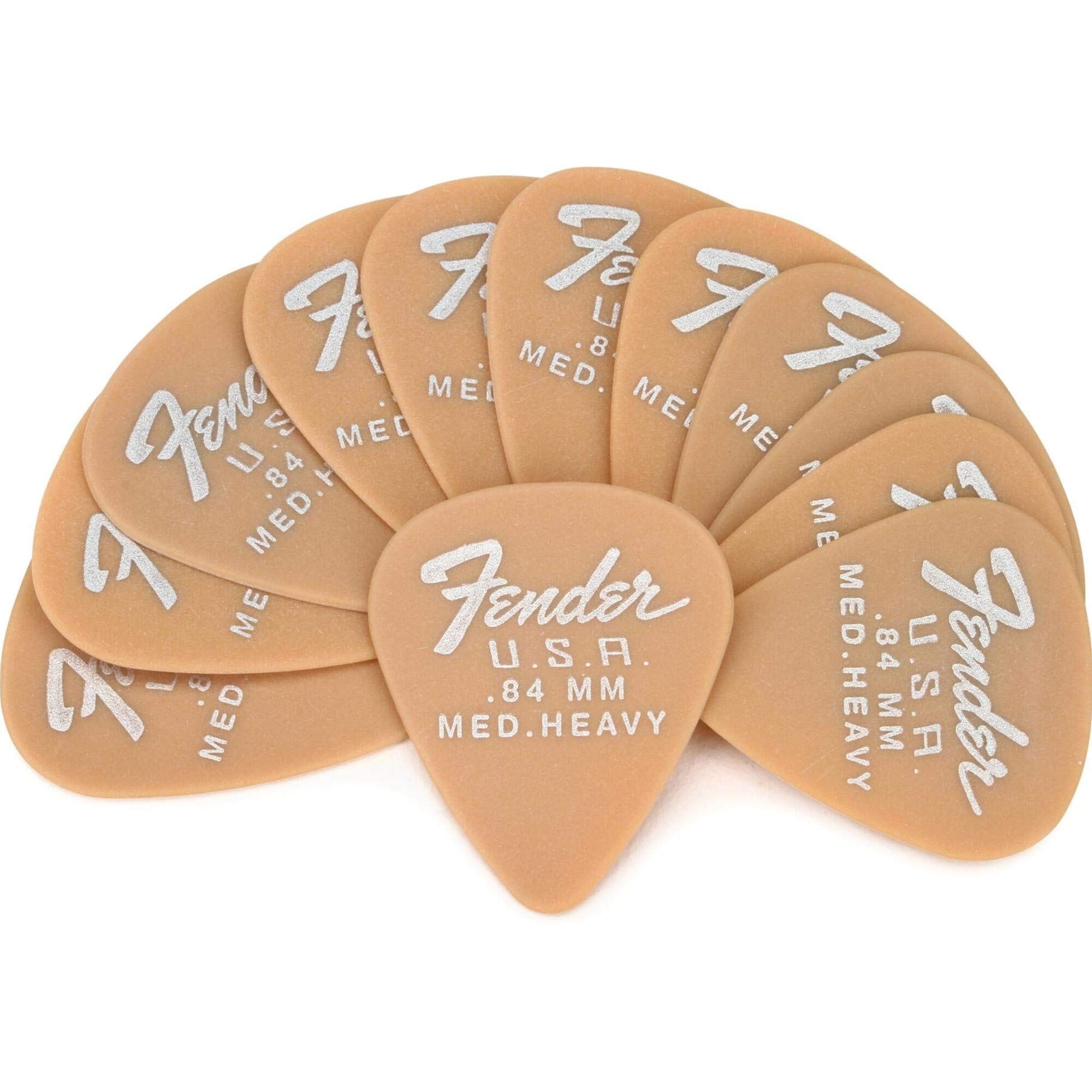Fender Dura-Tone 346 Shape, .84, Butterscotch Blonde, 12-Pack