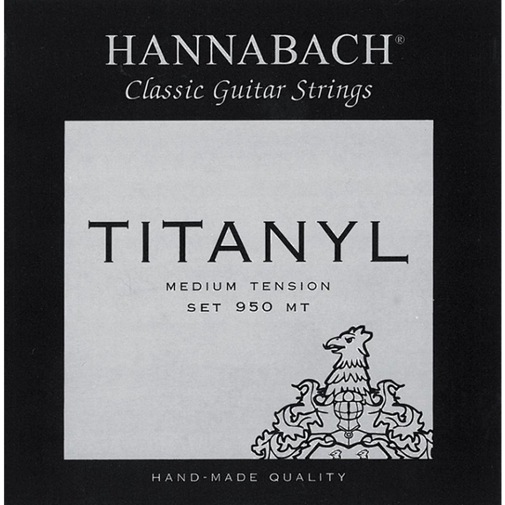 Hannabach 950MT Titanyl Guitar Strings, Medium Tension