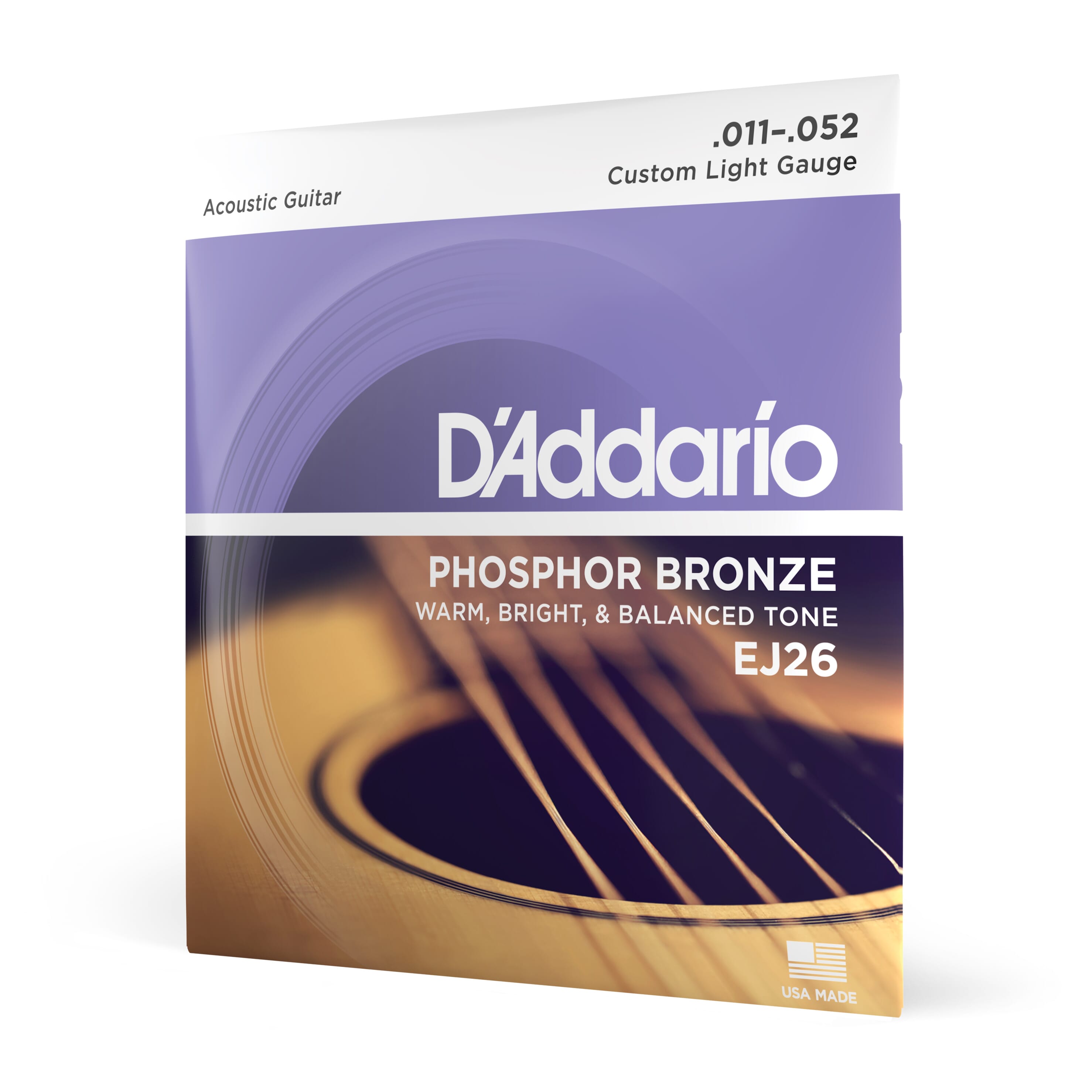 D'Addario EJ26 Acoustic Guitar Strings 11-52