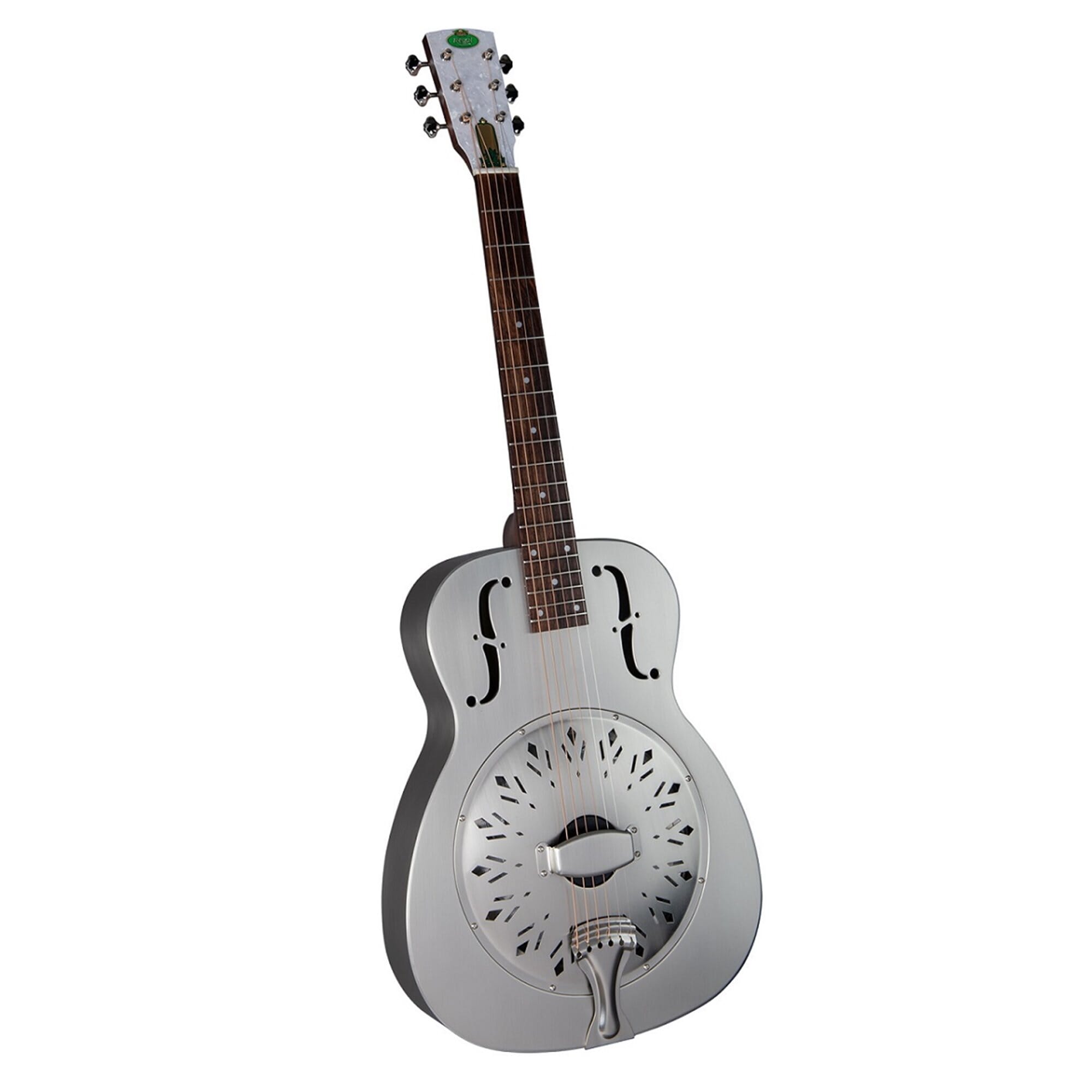 Regal RC-1 Metal Body Style-O Duolian Guitar – Brushed Nickel-Plated Steel