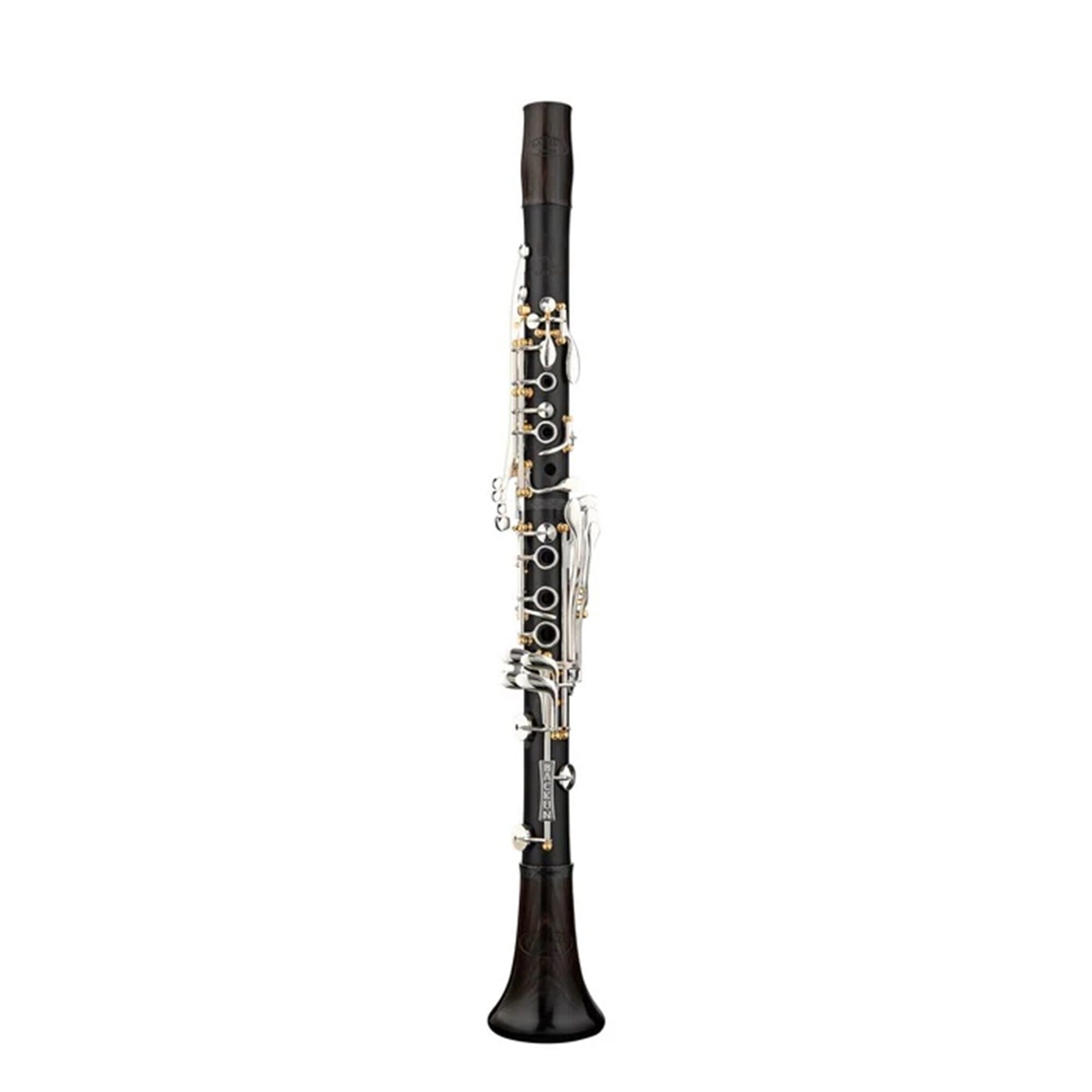 Backun Q Series Bb Grenadilla Clarinet with Silver Keys and Gold Posts with Eb Key