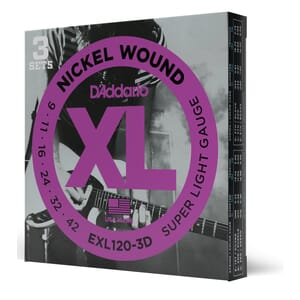 D'Addario EXL120 Electric Strings X3