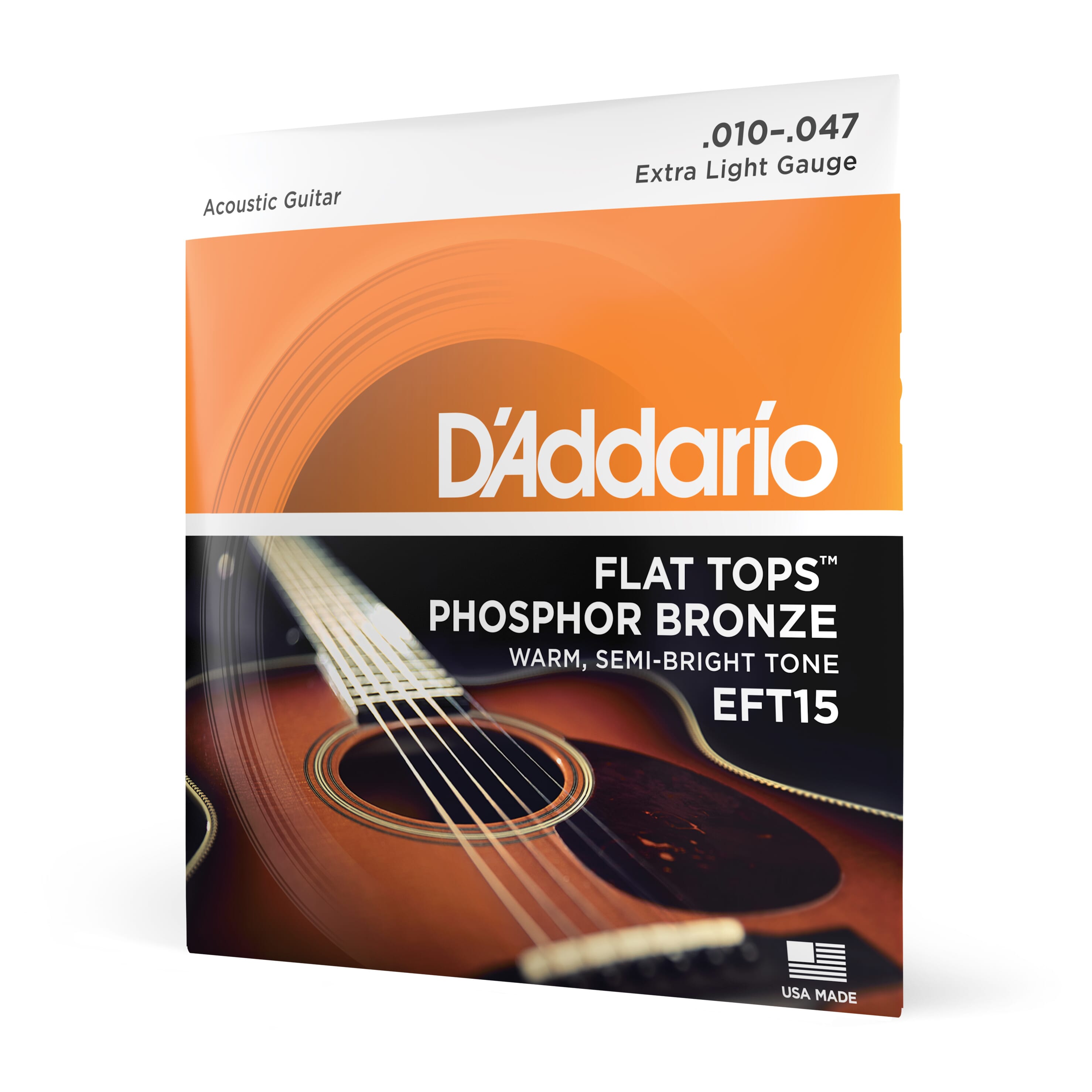 D'Addario EFT15 Flat Top Acoustic Strings 10-47