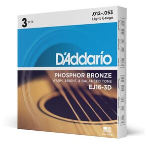D'Addario EJ16 Acoustic Strings 3/Pack