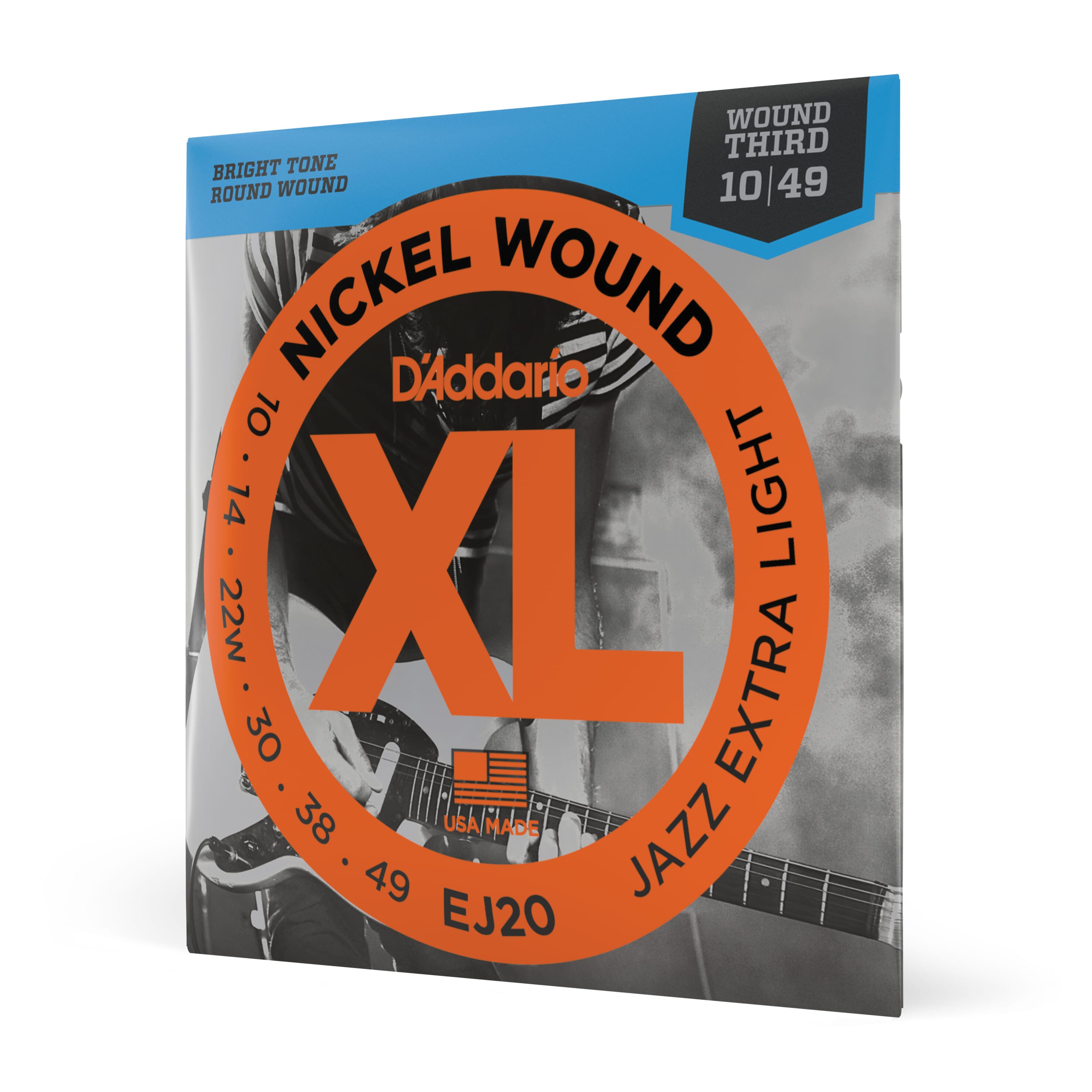 D'Addario EJ20 Jazz Guitar Strings Extra Light 10-49