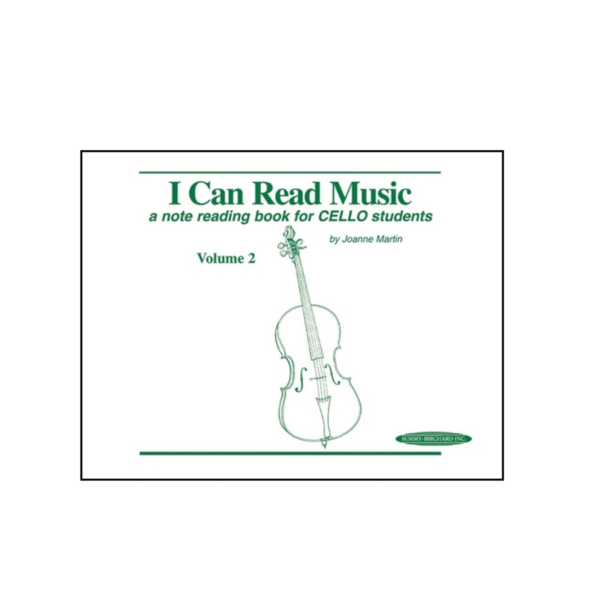 I Can Read Music Cello Vol. 2