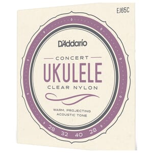 EJ65C D'addario Concert Ukulele String Set Nylon 28-28