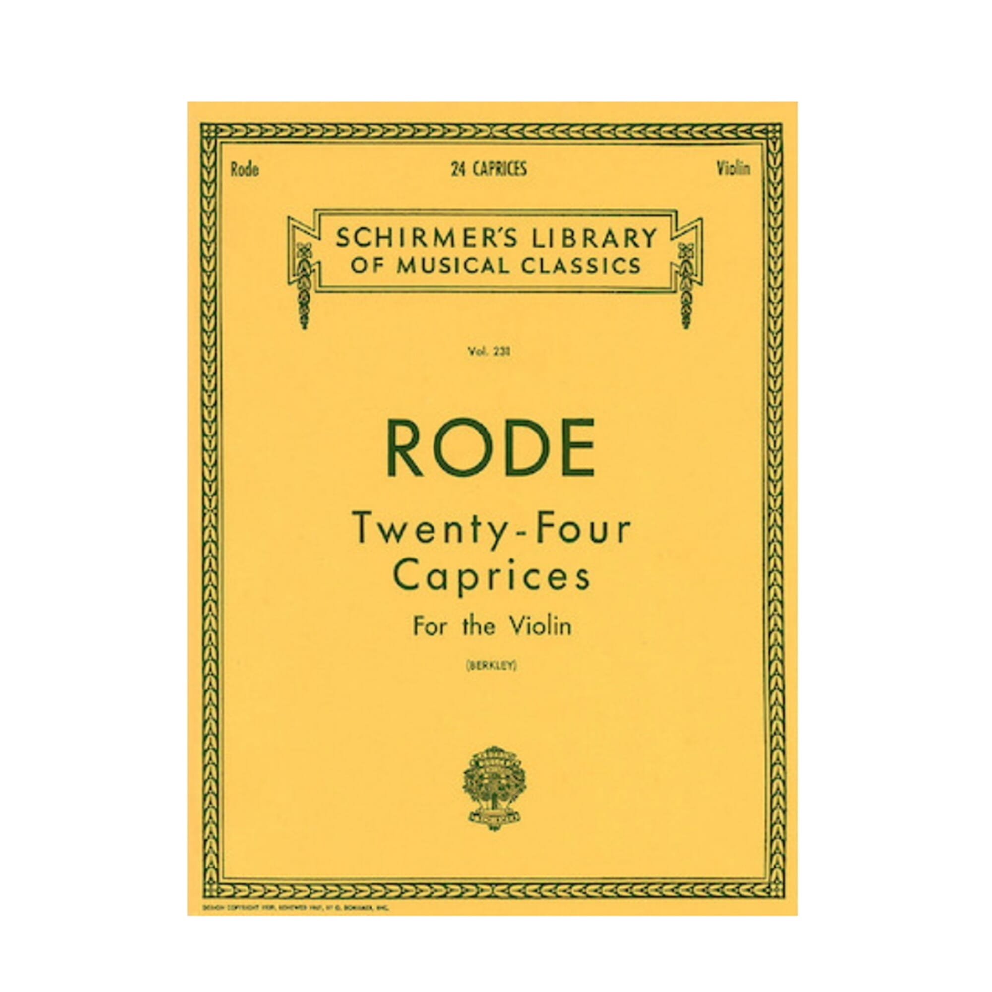 24 Caprices for Violin - Rode