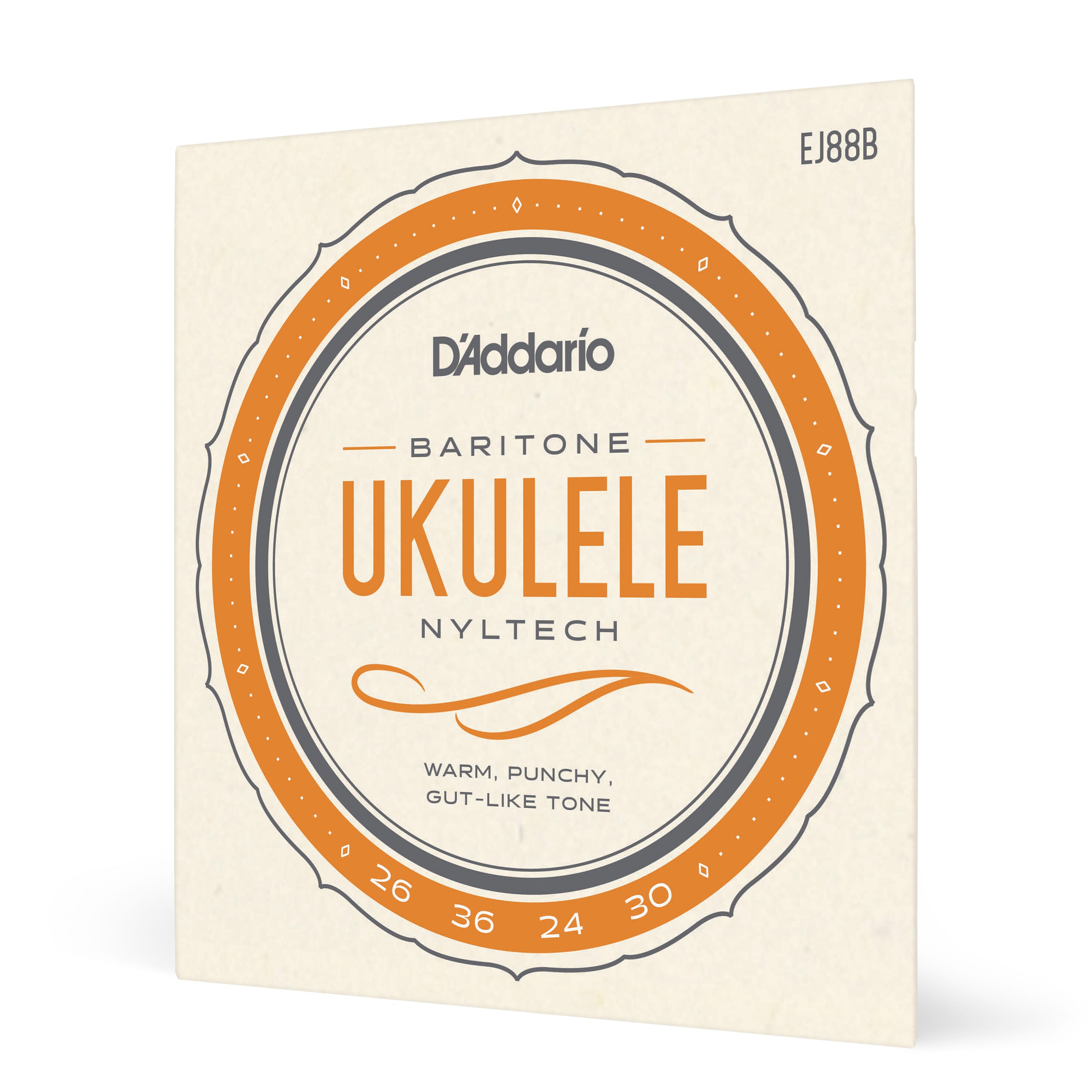 D'Addario EJ88B Nyltech Ukulele Strings, Baritone