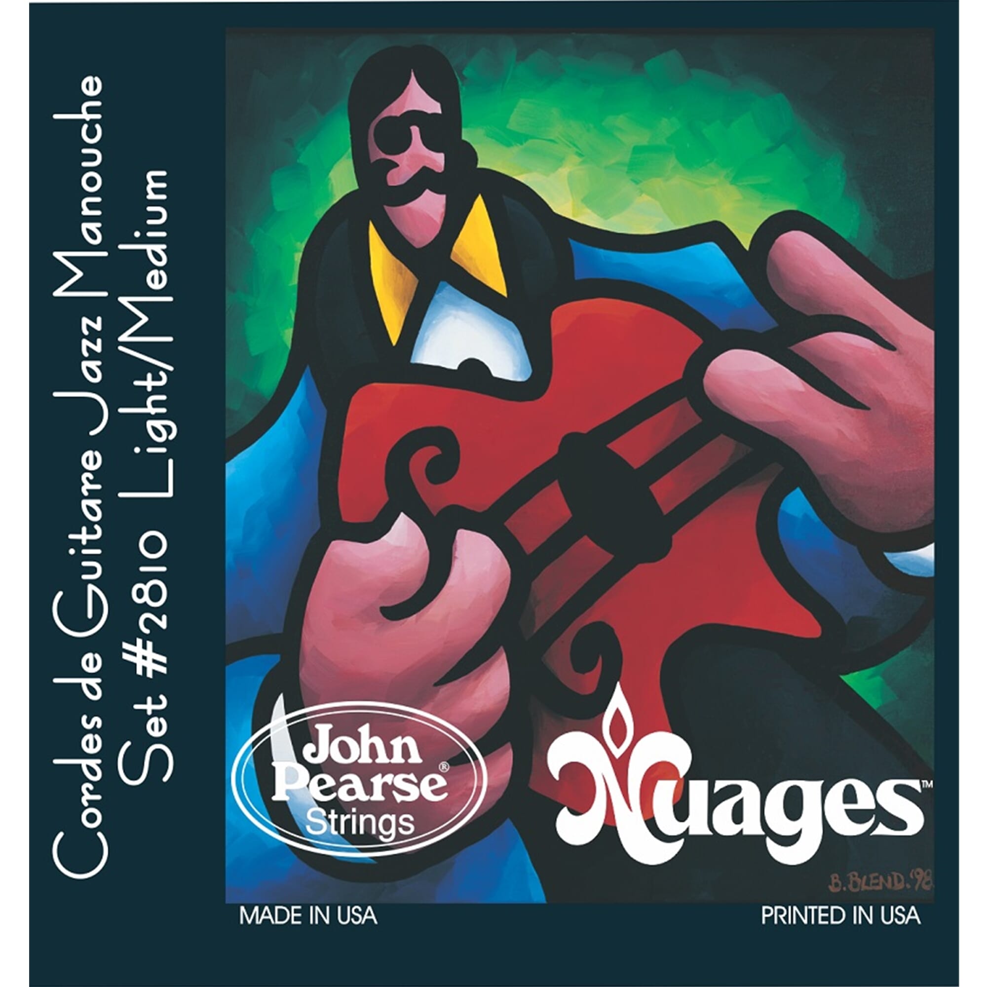 John Pearse 2810 Nuages Jazz Manouche Guitar Strings Lt/Med