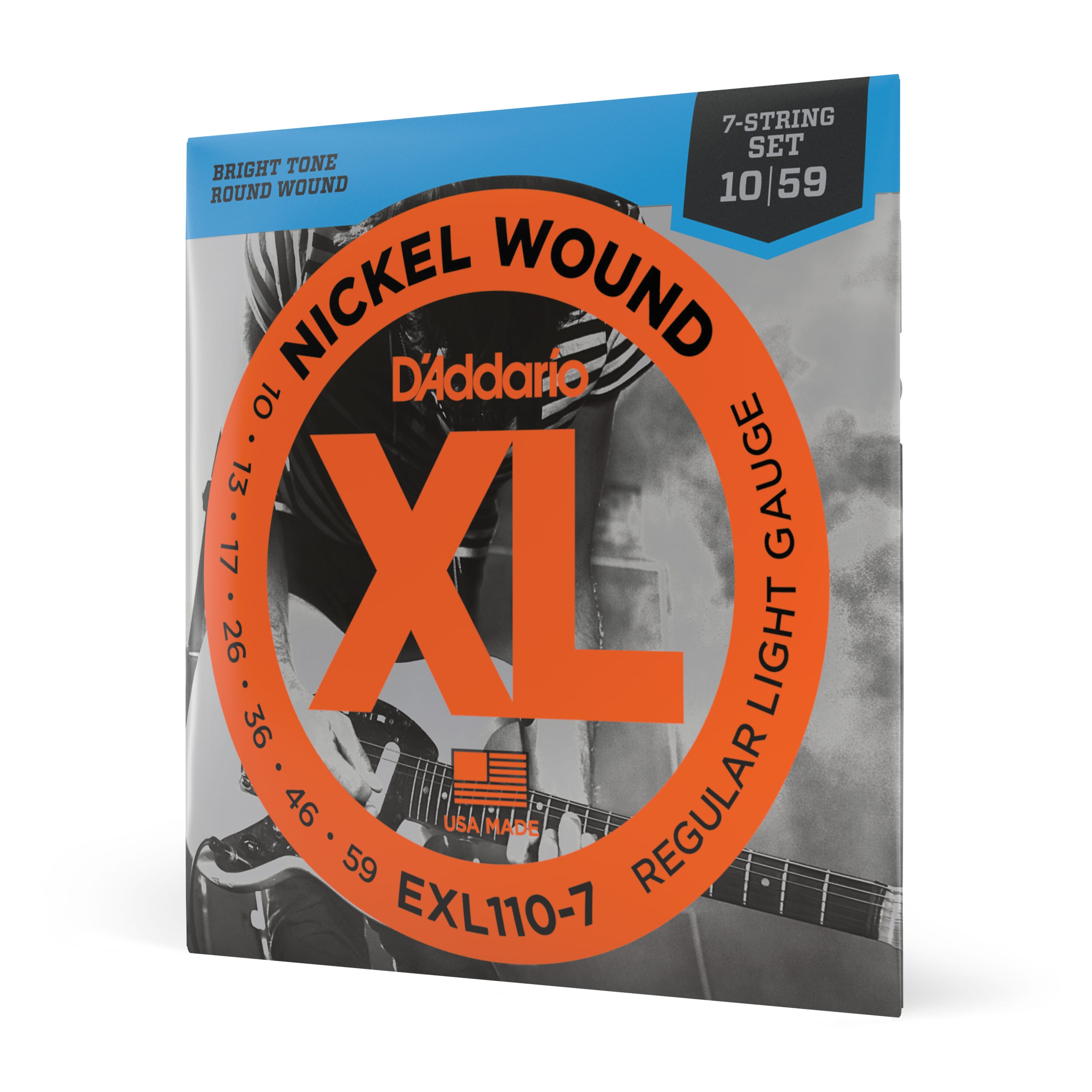 D'Addario EXL110-7 10-59 Electric 7 String