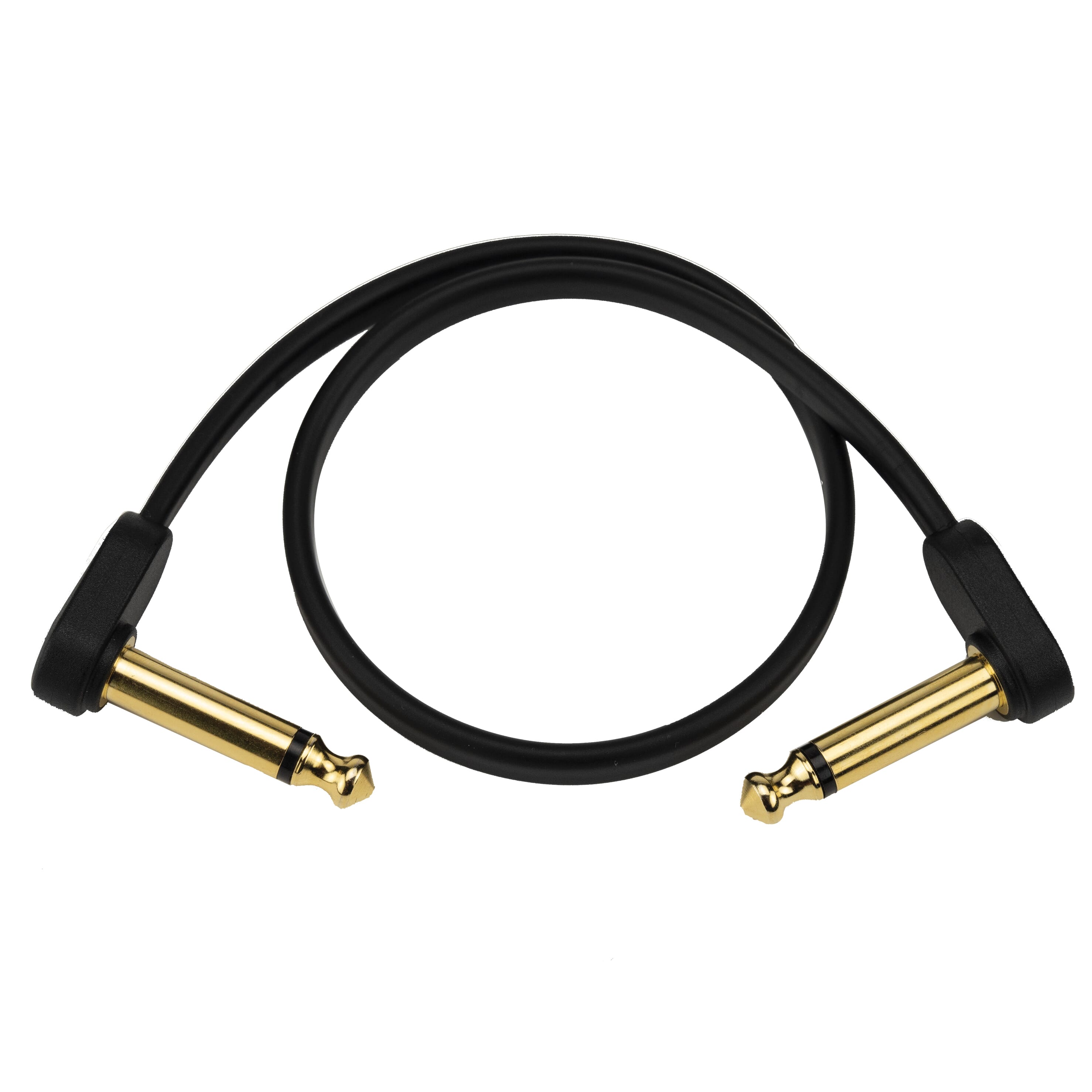 D'Addario 1 Foot Flat Patch Cable RA-RA