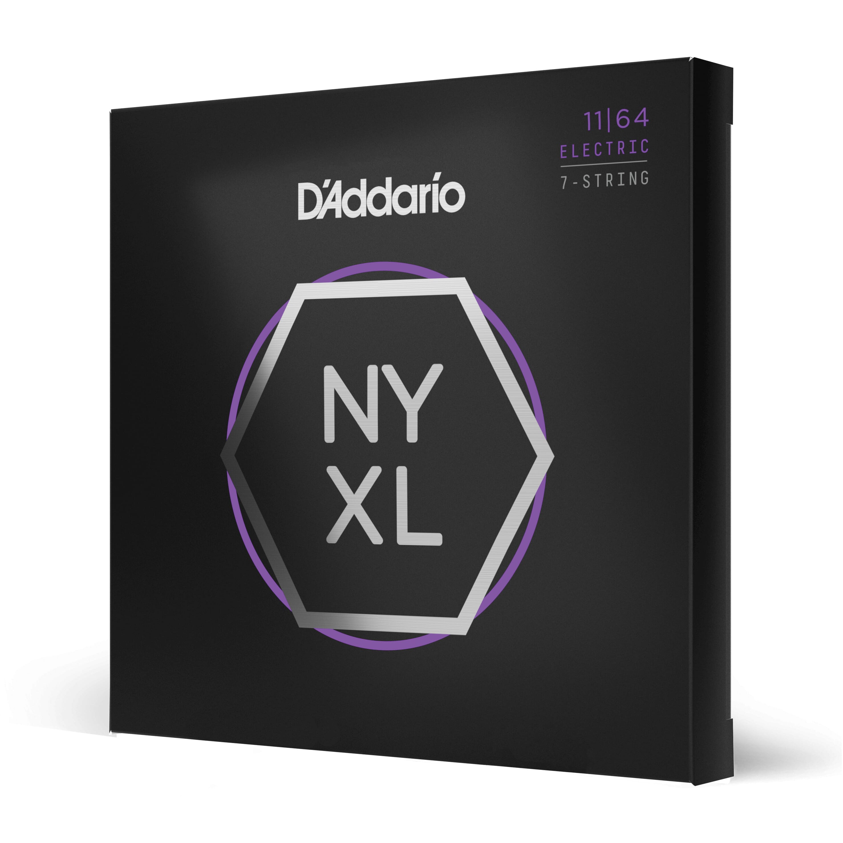 D'Addario NYXL1164 Nickel Wound 7-String Electric Guitar Strings 11-64