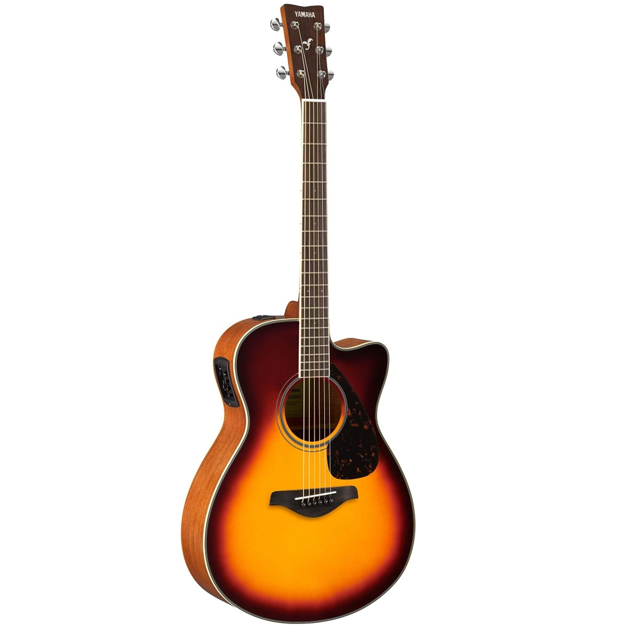 Yamaha FSX820C Concert Cutaway - Brown Sunburst
