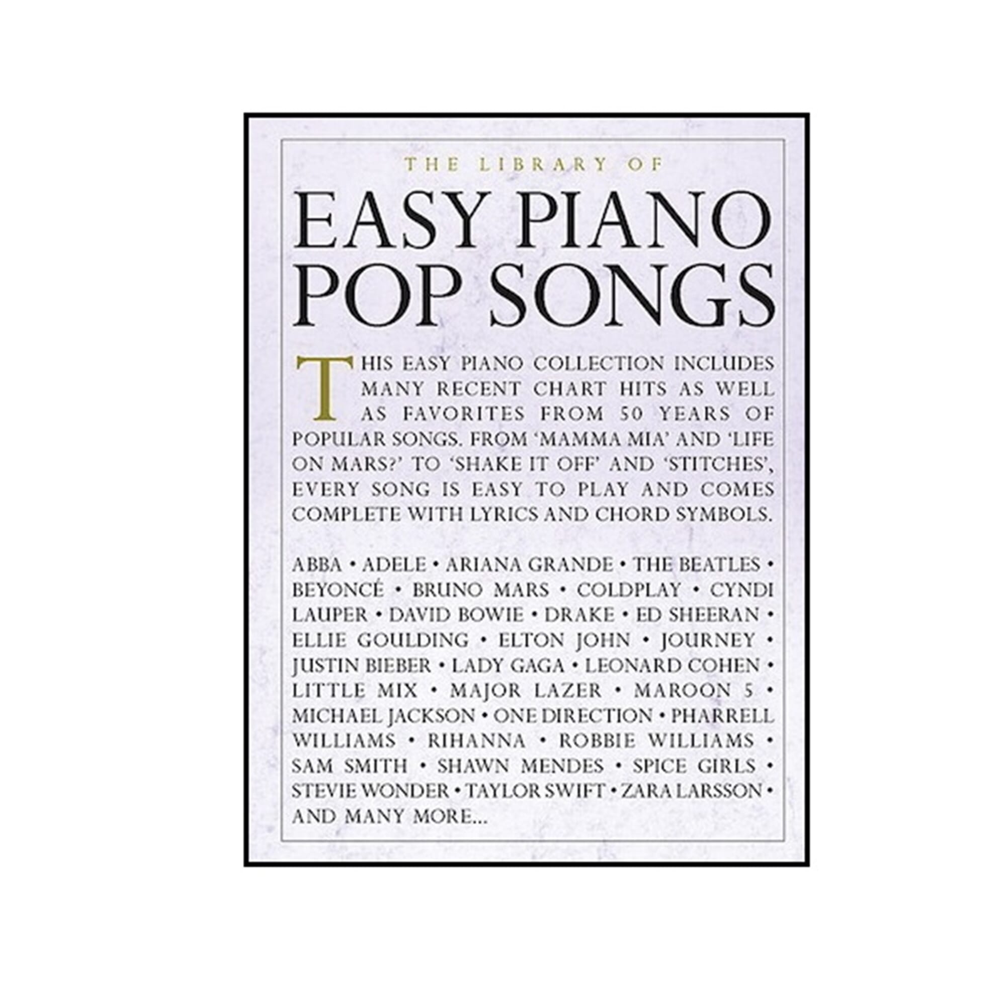 The Library of Easy Piano Pop Songs